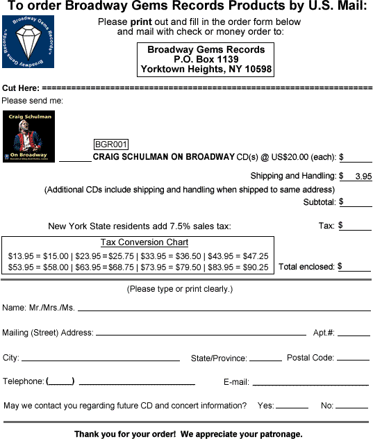 Order Form